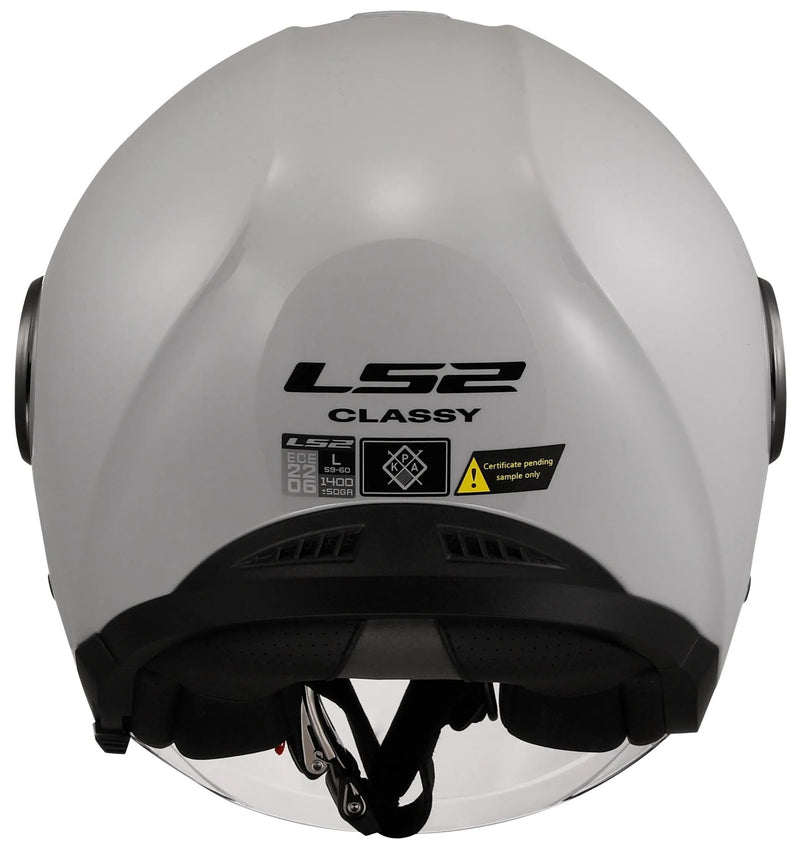 Afbeelding laden in galerijviewer, Ls2 jethelm of620 classy solid helmet of620 classy solid pearl gray gr. s
