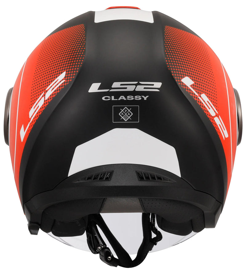 Afbeelding laden in galerijviewer, Ls2 jethelm of620 classy disko helmet of620 classy disco bw rt ws gr. l
