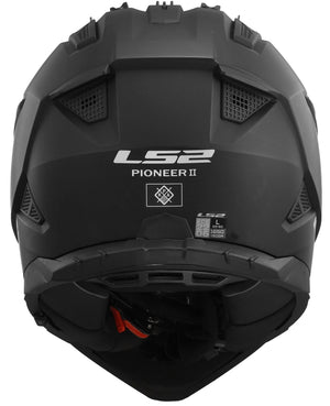 Ls2 endurohelm mx702 pioneer ii solid helmet mx702 pioneer ii matt black gr. xxl
