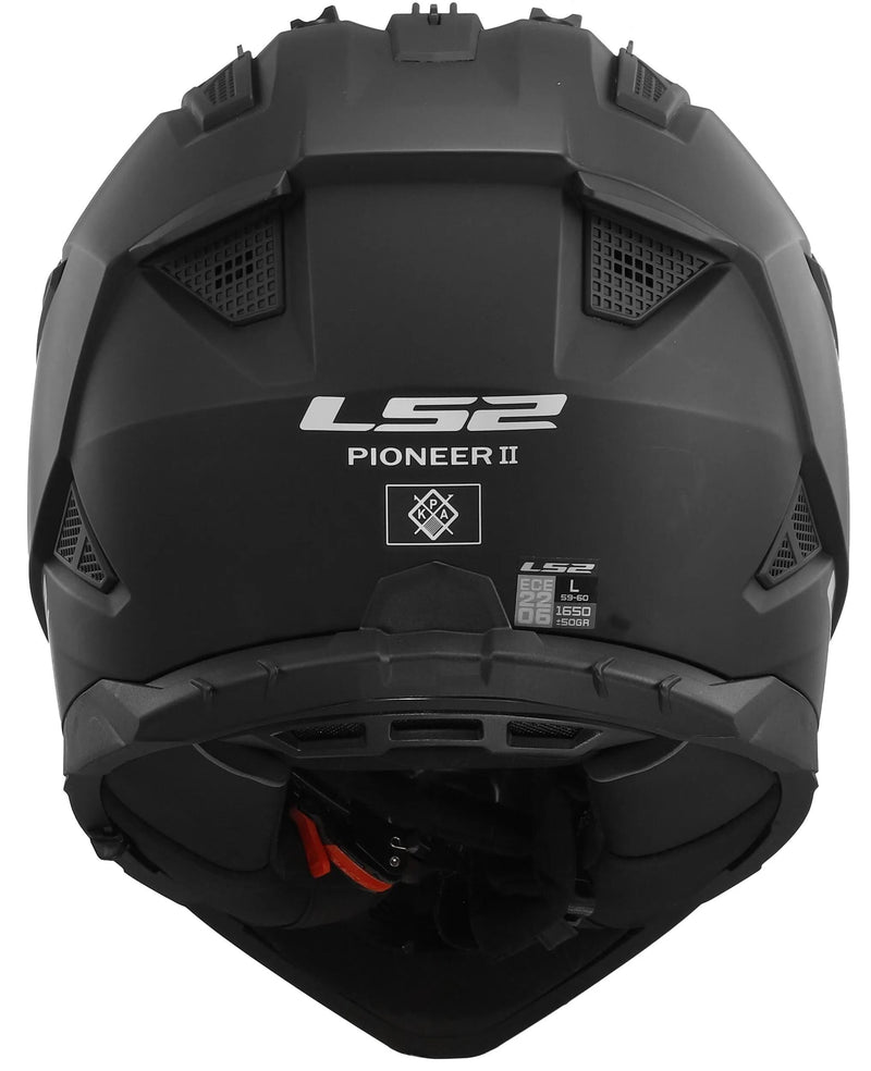 Afbeelding laden in galerijviewer, Ls2 endurohelm mx702 pioneer ii solid helmet mx702 pioneer ii matt black gr. xxl
