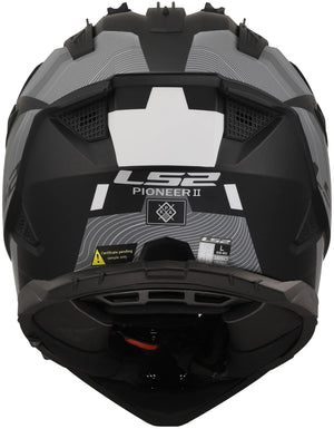 Ls2 endurohelm mx702 pioneer ii hill helmet mx702 pioneer ii hill m. bw ws gr. m