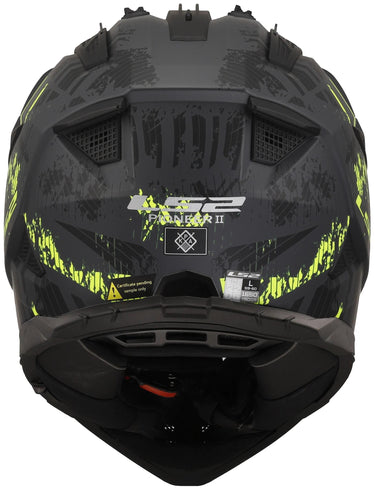 Ls2 endurohelm mx702 pioneer ii crazy helmet mx702 pioneer ii crazy m. sw ge gr. xl