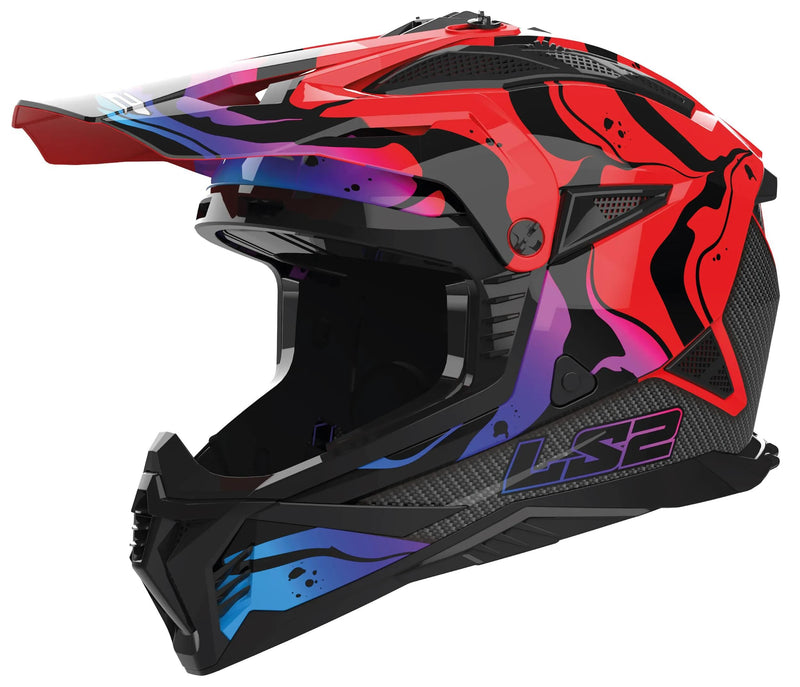 Afbeelding laden in galerijviewer, Ls2 crosshelm mx708 fast ii wash helmet mx708 fast ii wash red gr. xl
