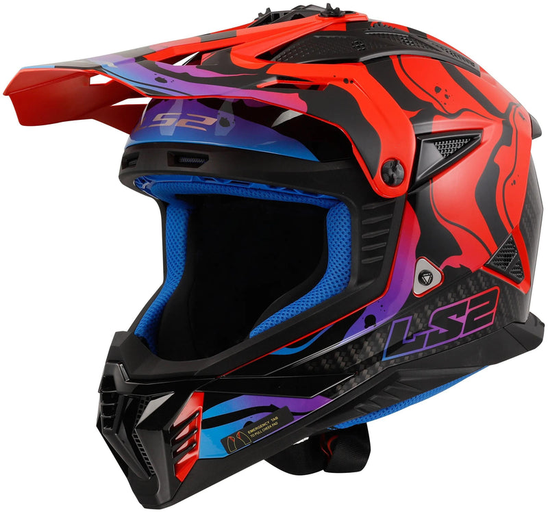Afbeelding laden in galerijviewer, Ls2 crosshelm mx708 fast ii wash helmet mx708 fast ii wash red gr. xl
