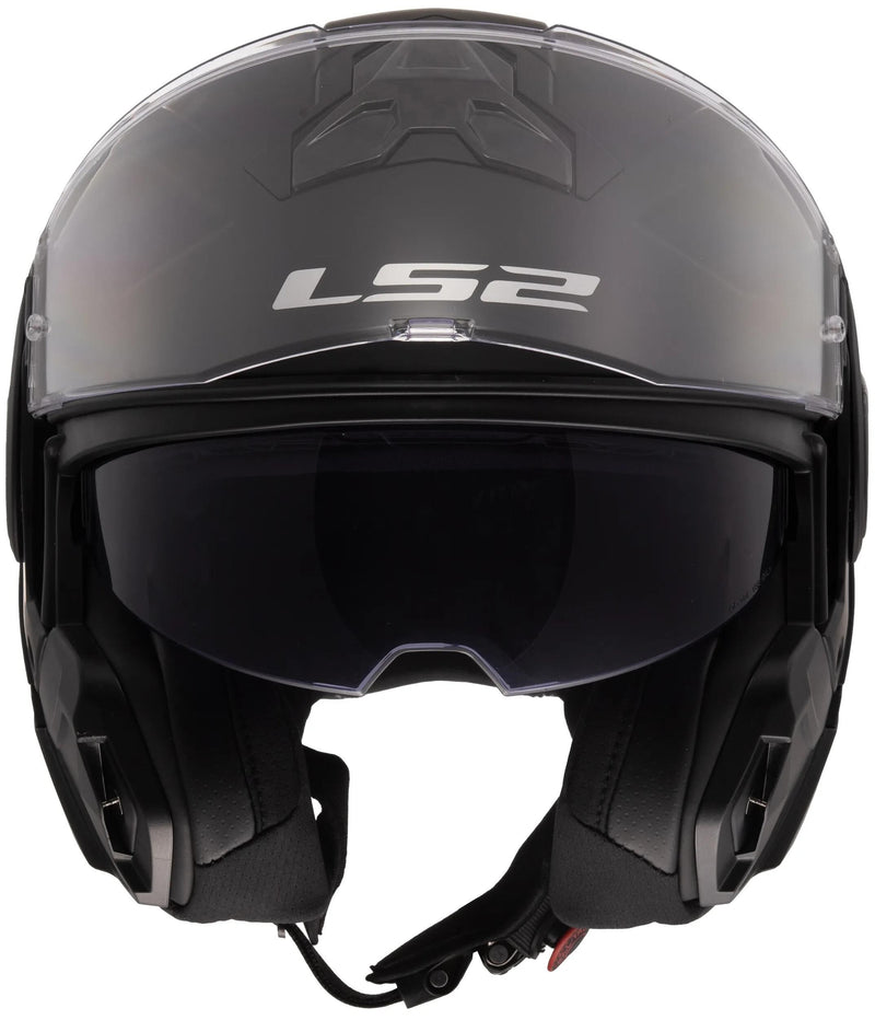 Afbeelding laden in galerijviewer, Ls2 klapphelm ff910 advant ii solid helmet ff910 advant ii solid xs matt black
