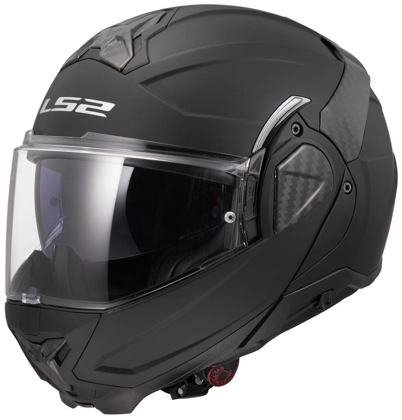 Afbeelding laden in galerijviewer, Ls2 klapphelm ff910 advant ii solid helmet ff910 advant ii solid s matt black

