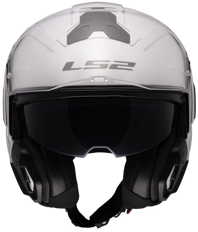 Afbeelding laden in galerijviewer, Ls2 klapphelm ff910 advant ii solid helmet ff910 advant ii solid l white
