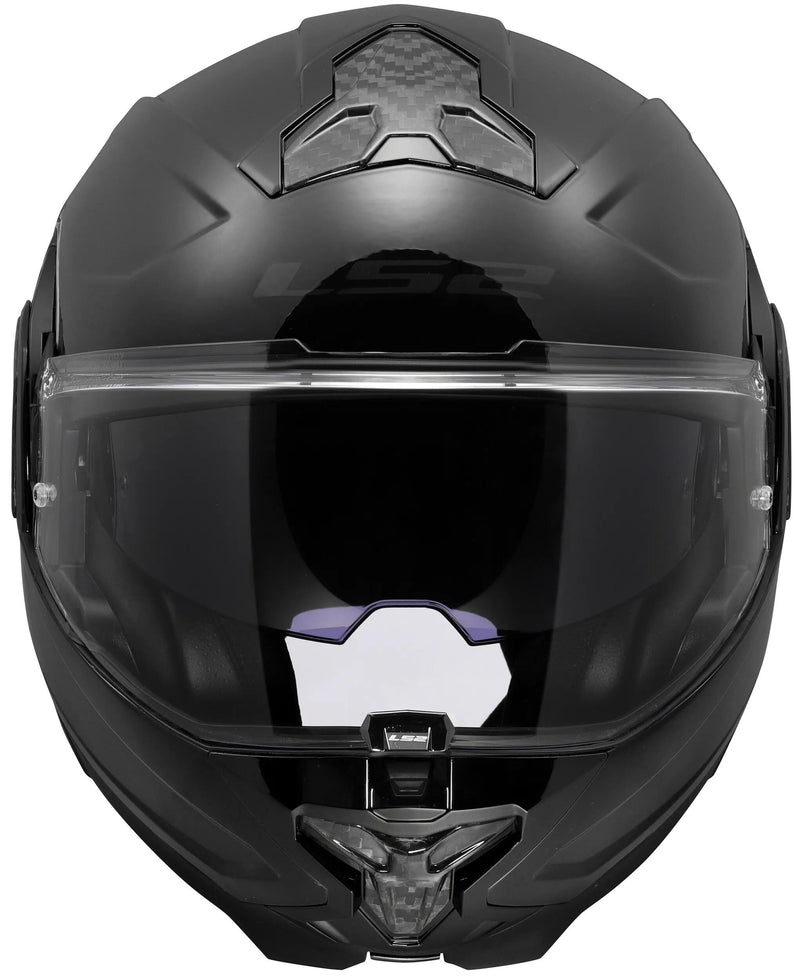 Afbeelding laden in galerijviewer, Ls2 klapphelm ff910 advant ii solid helmet ff910 advant ii solid xl black
