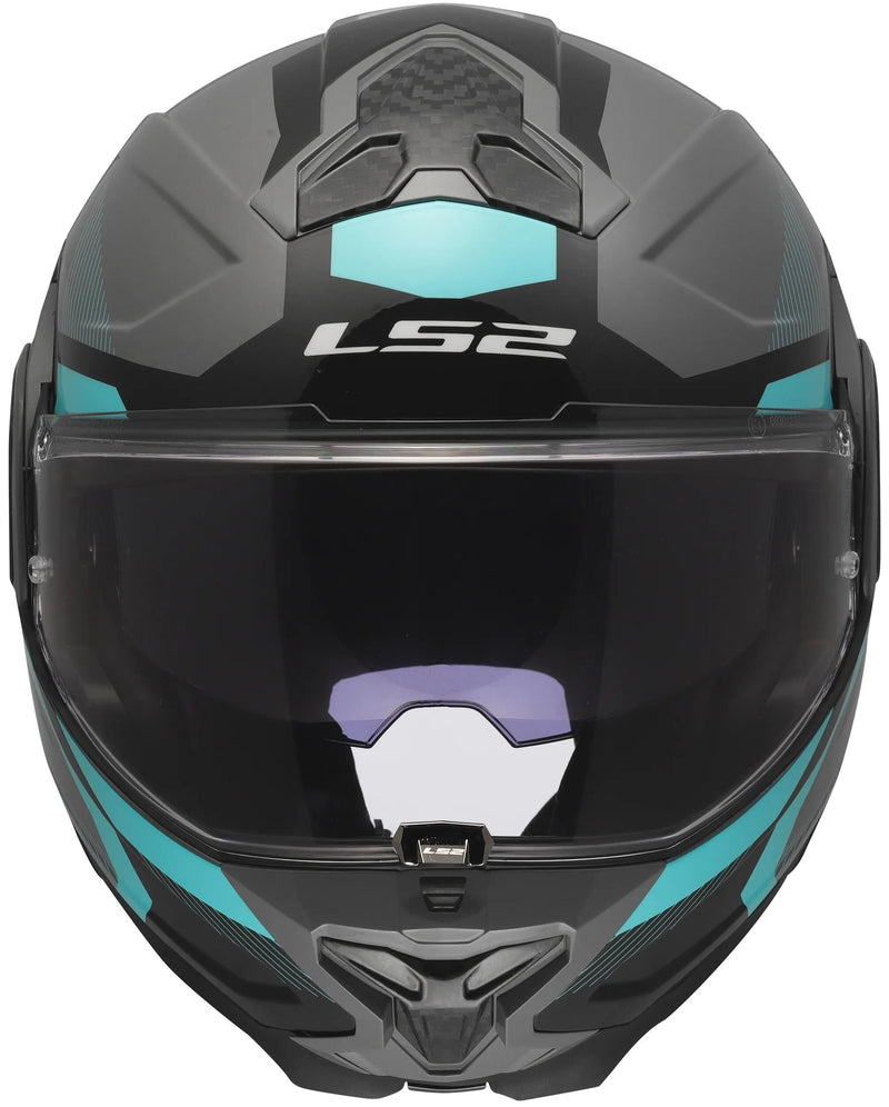Afbeelding laden in galerijviewer, Ls2 klapphelm ff910 advant ii triple helmet ff910 advant ii triple xl gr blue red
