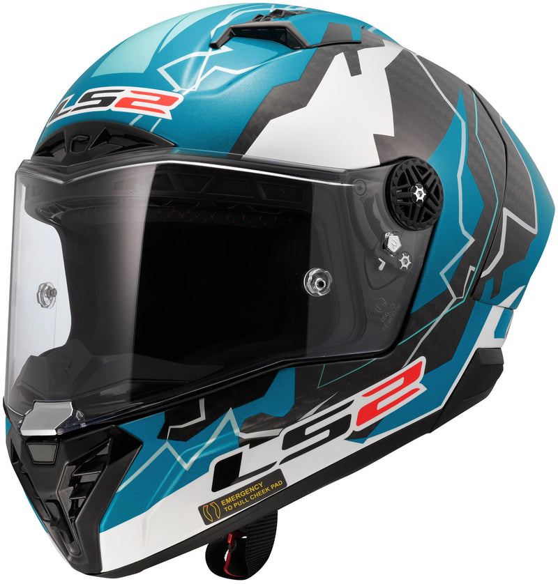 Afbeelding laden in galerijviewer, Ls2 integraalhelm ff805 thunder carbon gp aero replica huertas helmet ff805 thunder gp aero replica huertas s
