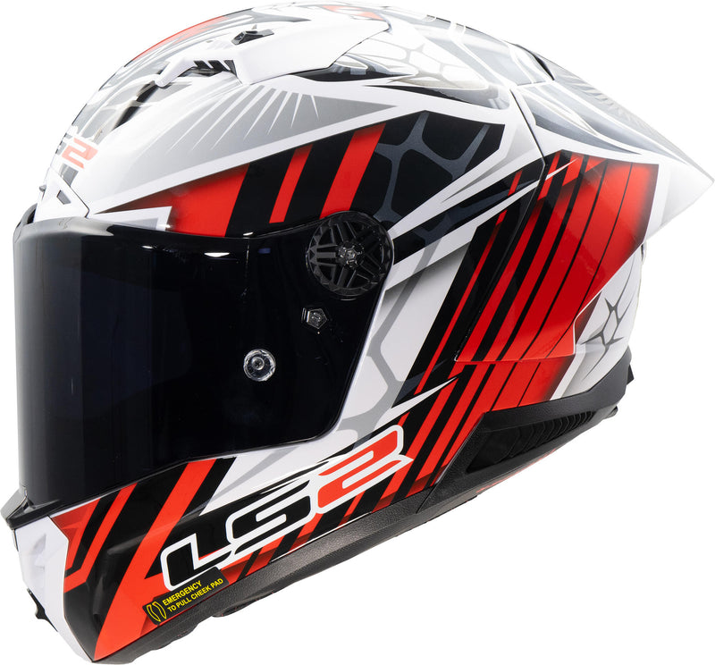 Afbeelding laden in galerijviewer, Ls2 integraalhelm ff805 thunder carbon gp aero replica perolari . helmet ff805 thunder gp aero rep. perolari l
