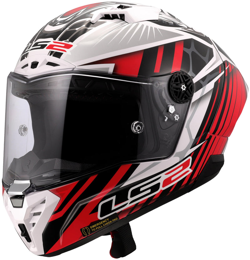 Afbeelding laden in galerijviewer, Ls2 integraalhelm ff805 thunder carbon gp aero replica perolari . helmet ff805 thunder gp aero rep. perolari l
