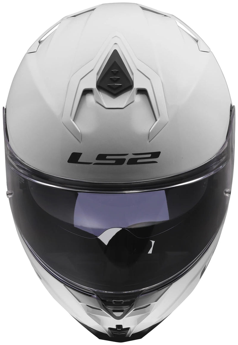 Afbeelding laden in galerijviewer, Ls2 integralhelm ff817 challenger ii solid helmet ff817 challeng ii solid white gr. s
