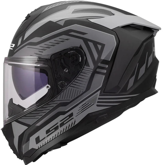 Ls2 integralhelm ff817 challenger ii dravix helmet ff817 challeng ii dravix matt gray xl
