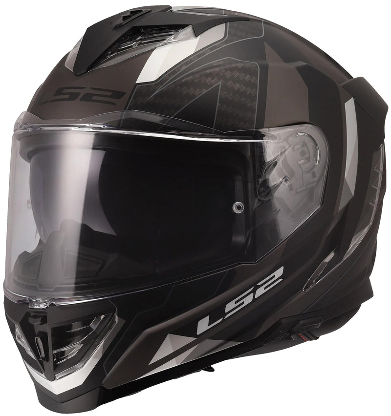 Afbeelding laden in galerijviewer, Ls2 integralhelm ff818 storm iii sporty helmet ff818 storm ii sporty matt black grey m
