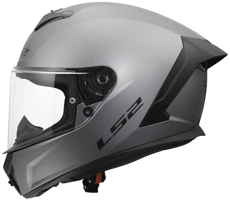 Afbeelding laden in galerijviewer, Ls2 integralhelm ff820 rapid iii solid helmets ff820 rapid i solid matt titanium 3xl
