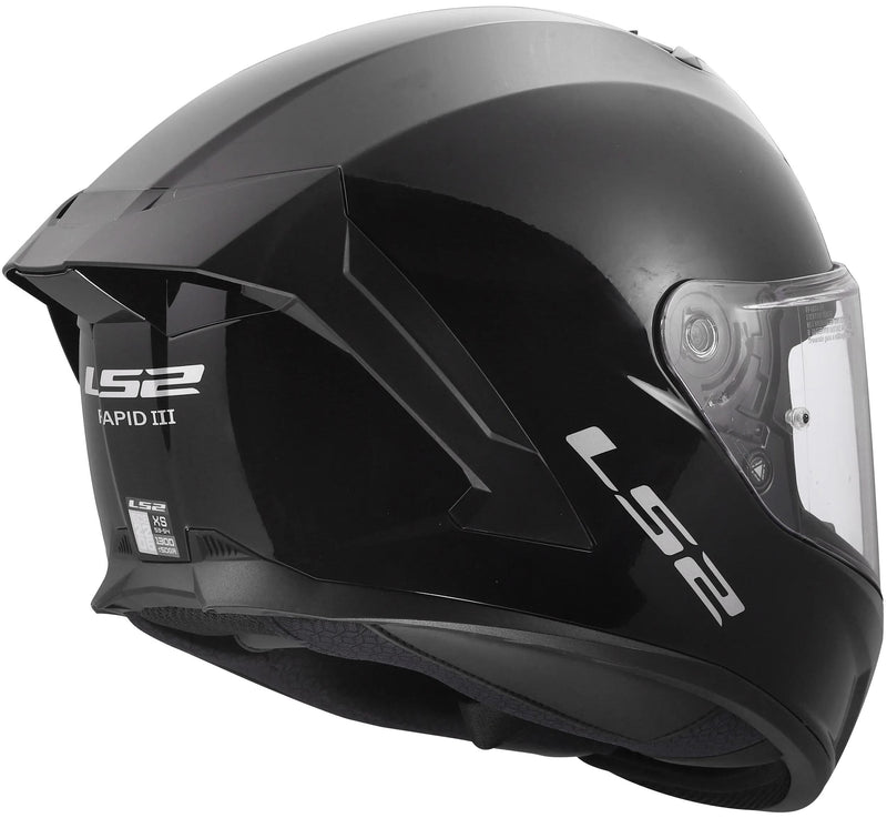Afbeelding laden in galerijviewer, Ls2 integralhelm ff820 rapid iii solid helmets ff820 rapid i solid black gr. m
