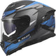 Ls2 integralhelm ff818 storm iii komai helmet ff818 storm ii komai matt black blue xl