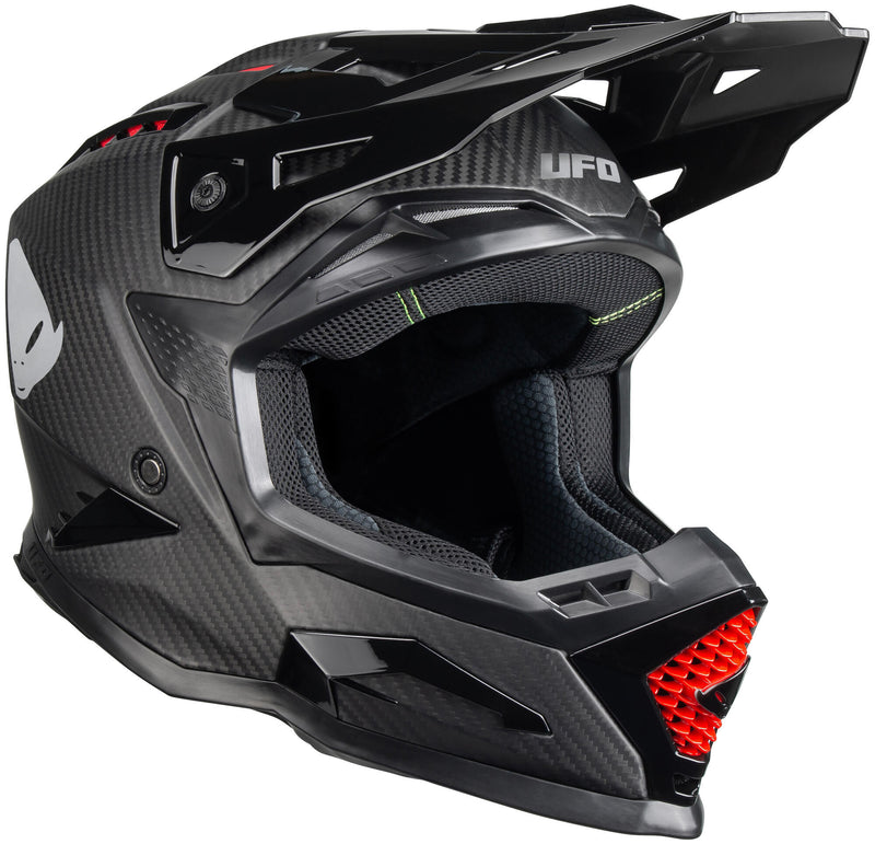 Afbeelding laden in galerijviewer, Ufo plast crosshelm echus carbon helmet echus carbon xl

