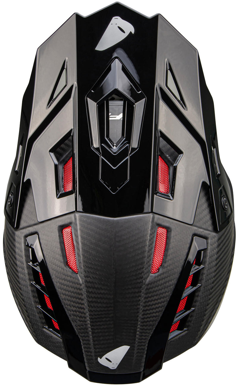 Afbeelding laden in galerijviewer, Ufo plast crosshelm echus carbon helmet echus carbon xl
