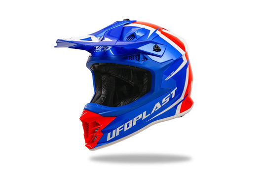 Ufo plast crosshelm intrepid helmet ufo intrepid blue red gr. l