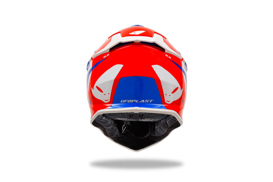 Ufo plast crosshelm intrepid helmet interpid xl blue red