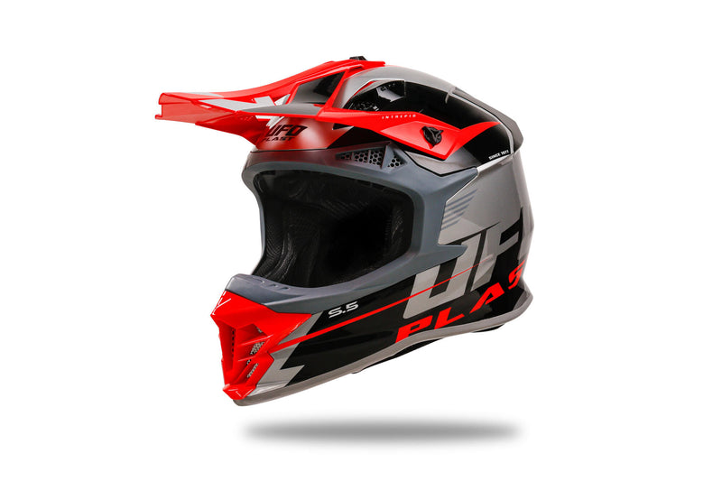Afbeelding laden in galerijviewer, Ufo plast crosshelm intrepid helmet interpid m grey
