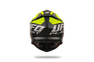 Ufo plast crosshelm intrepid helmet interpid s black yellow