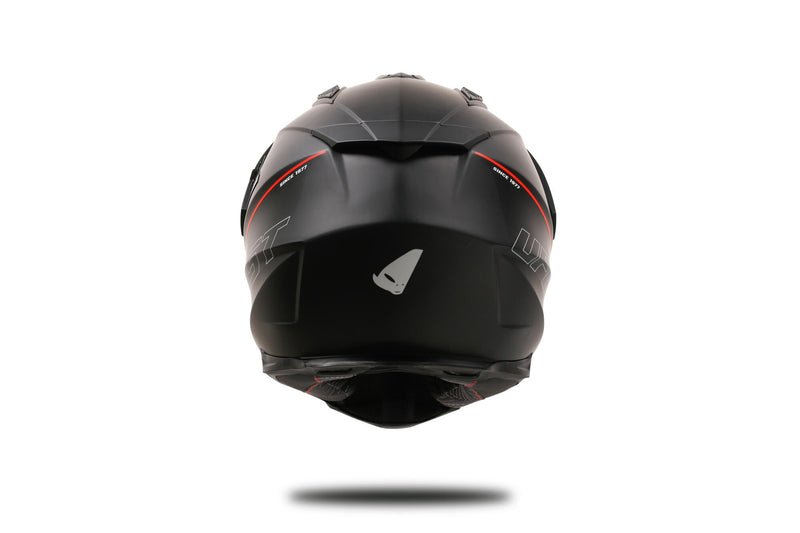 Afbeelding laden in galerijviewer, Ufo plast endurohelm aries helmet aries s black red
