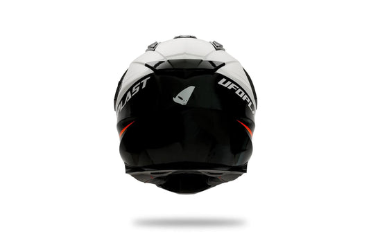 Ufo plast endurohelm aries helmet aries m white black