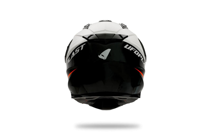 Afbeelding laden in galerijviewer, Ufo plast endurohelm aries helmet aries xl white black
