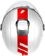 Ufo plast jethelm nixie helmet ufo nixie jet white red gr. s