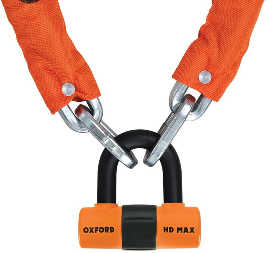 Oxford kettingslot hd chain chain locks hd 10mm x 1,5m orange