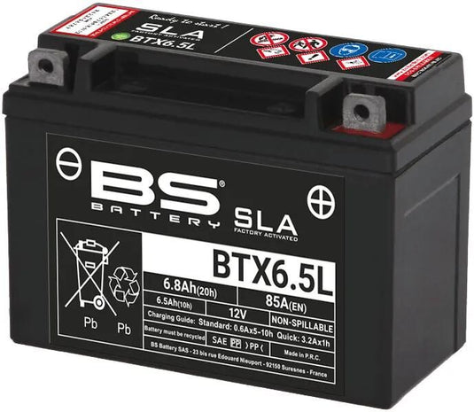 Bs-battery batterij btx6.5l battery btx6.5l bs sla