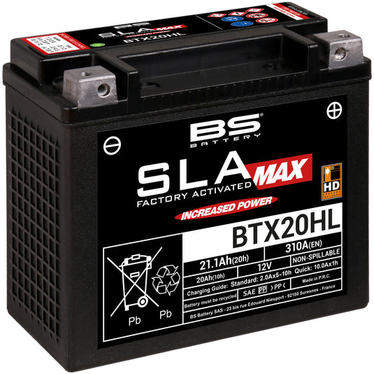 Bs-battery batterij bgz20hl btx20hl btx20hl-bs . battery btx20hl bs sla-max hd