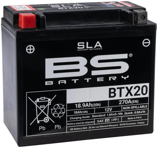 Bs-battery batterij bgz20h btx20h battery btx20h bs sla