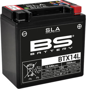 Bs-battery batterij btx14l battery btx14l bs sla