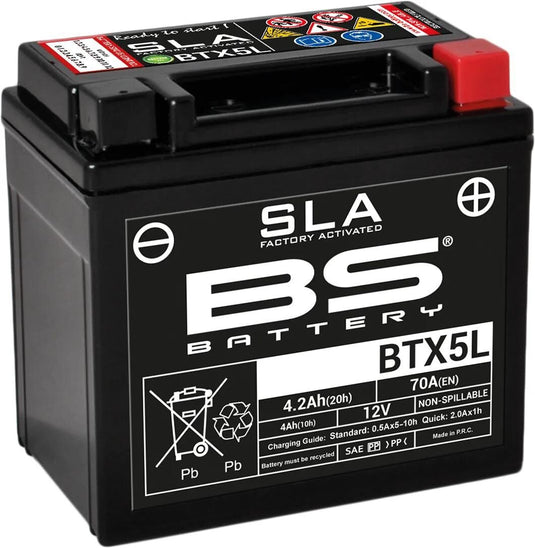 Bs-battery batterij btx5l btx5l-bs btx5l battery bs sla
