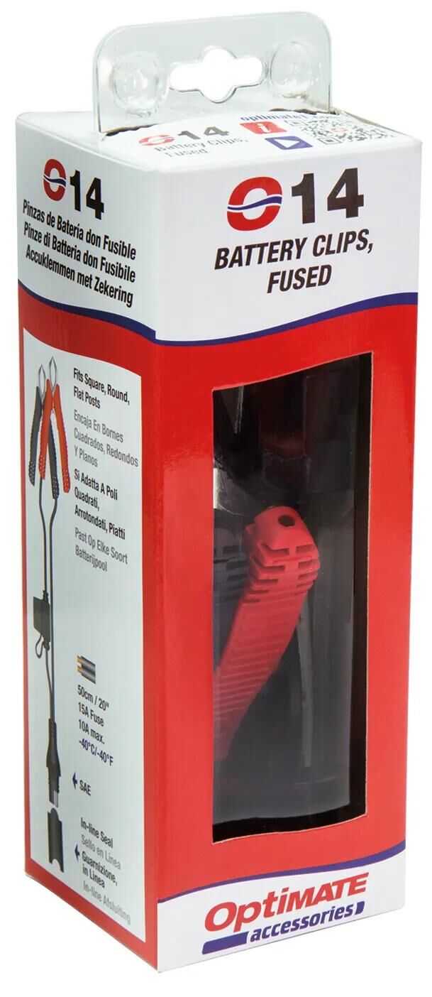 Afbeelding laden in galerijviewer, Tecmate toebehoren battery clamp optimate sae m. 15a protection
