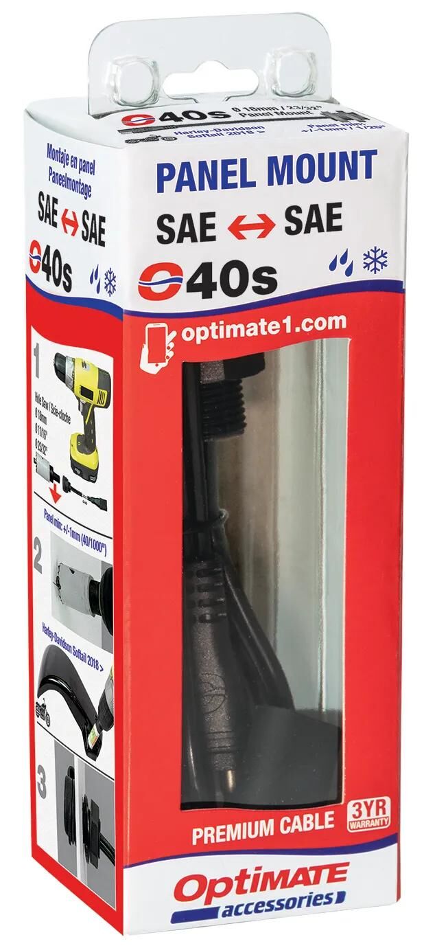 Afbeelding laden in galerijviewer, Tecmate toebehoren adapter cable optimate m. sae connection
