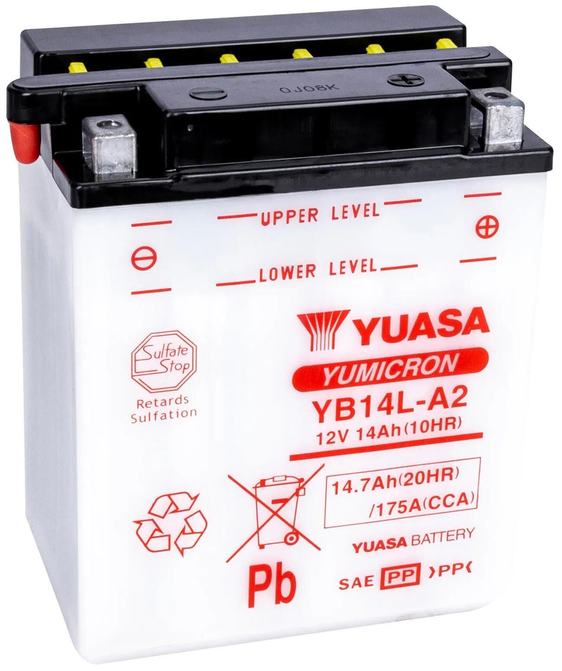 Afbeelding laden in galerijviewer, Yuasa batterij yb14l-a2 battery yb14l-a2 standard without sp
