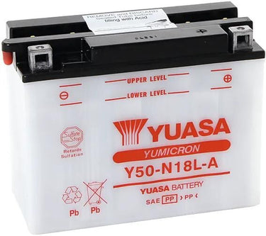 Yuasa batterij y50-n18l-a battery y50-n18l-a standard without sp