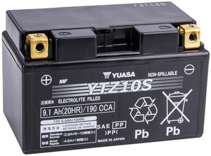 Yuasa batterij ytz10s battery ytz10s agm