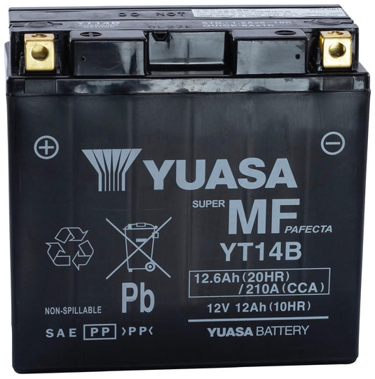 Yuasa batterij yt14b yt14b-bs battery yt14b agm