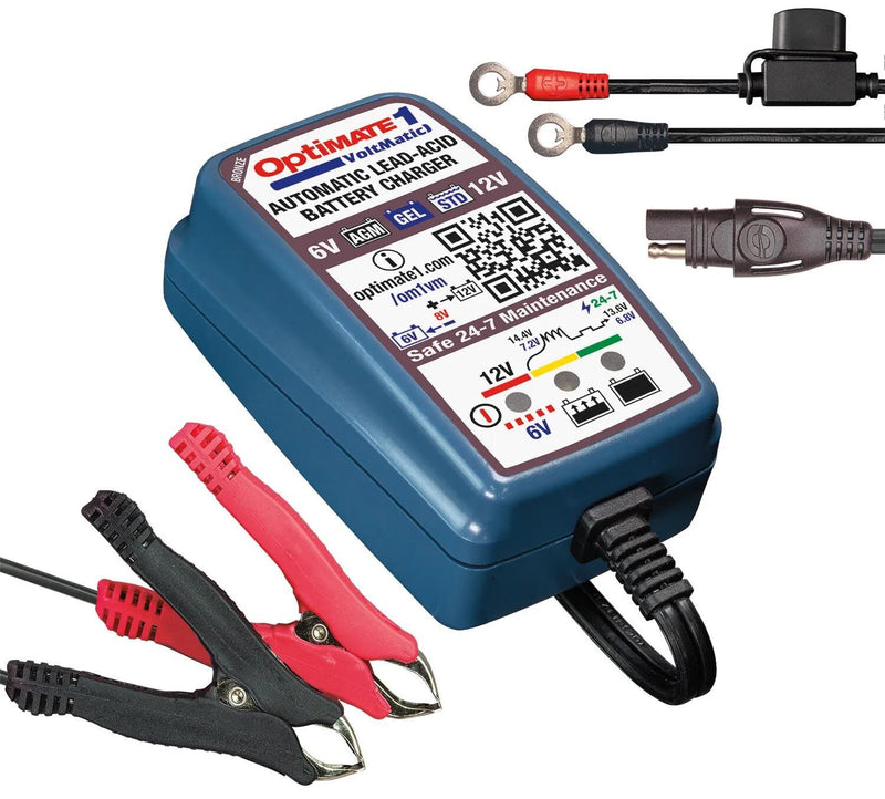 Afbeelding laden in galerijviewer, Tecmate acculader optimate1 voltmatic optimate 1 charger voltmatic
