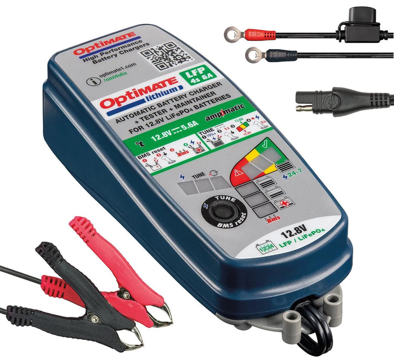 Afbeelding laden in galerijviewer, Tecmate acculader optimate lithium 4s 6a optimate 4s charger lithium 6a
