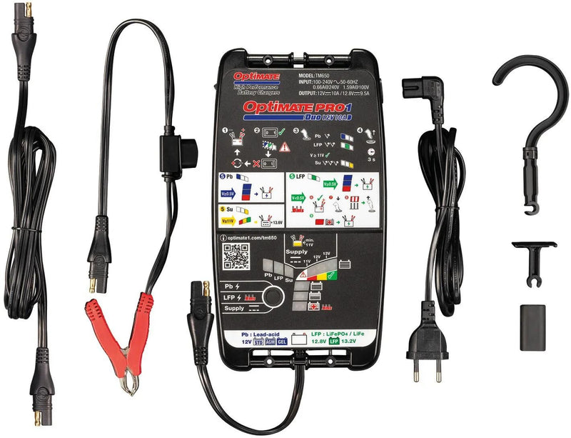 Afbeelding laden in galerijviewer, Tecmate acculader optimate pro-1 duo optimate pro 1 charger duo

