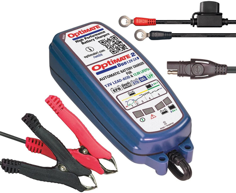Afbeelding laden in galerijviewer, Tecmate acculader optimate 2 duo optimate 2 charger duo
