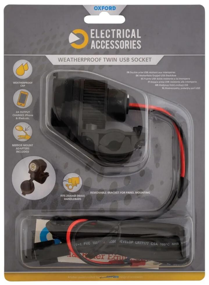 Afbeelding laden in galerijviewer, Oxford usb-laadapparaat usb charger 2a el102
