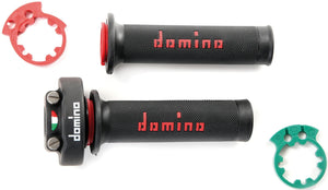 Domino gasdraaigreep armatuur xm2 throttle grips alu sw 2-pull,handleg xm2